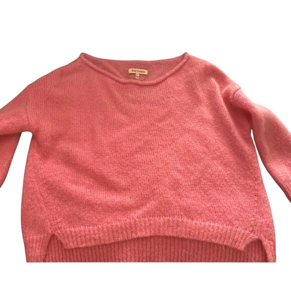 Juicy Couture pink wool/ mohair blend sweater Barbie‎ mermaidcore - Picture 1 of 5